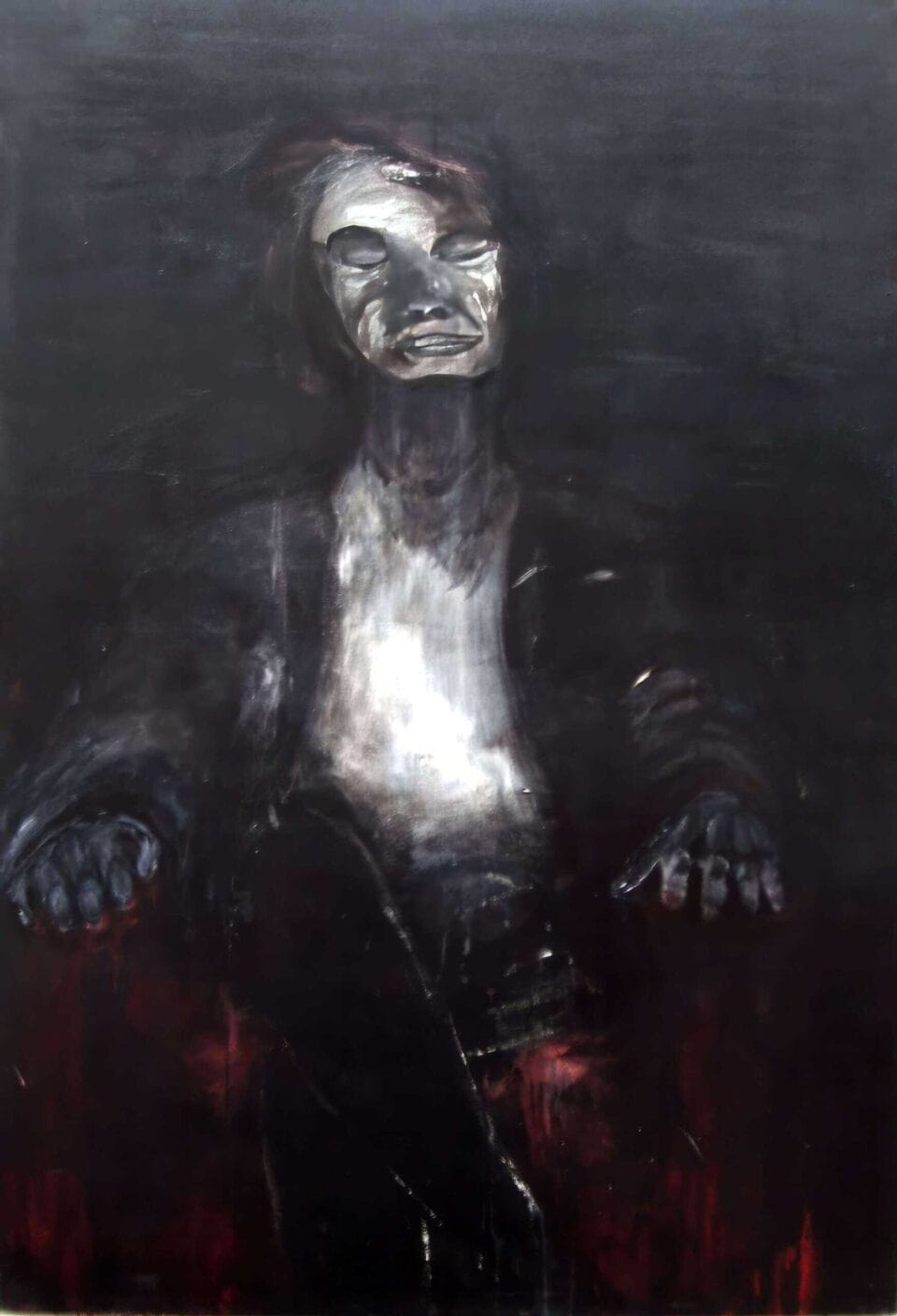 Homme noir, 116x89 cm, 2006
