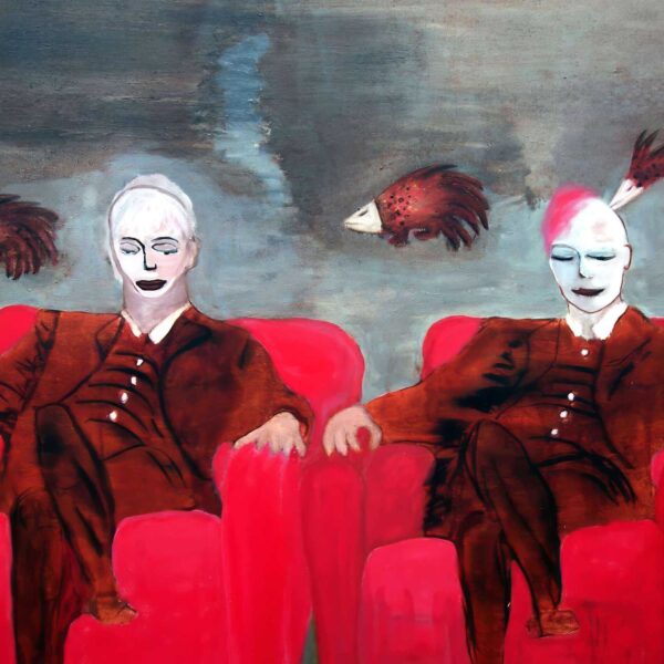 L'astre et le miroir mouvant, 89x116 cm, 2010