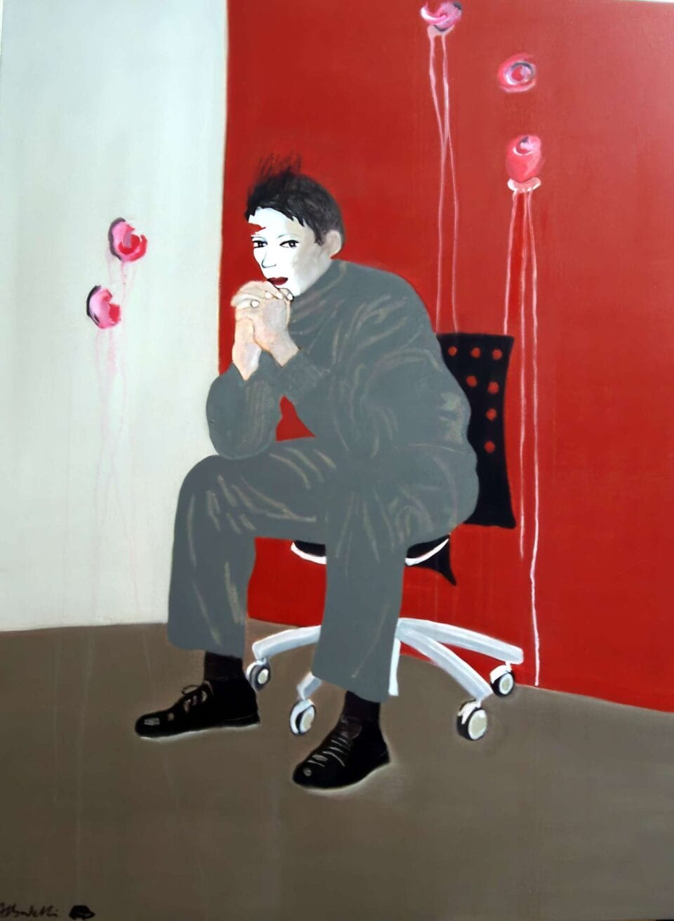 L'attente, 130x97 cm, 2010