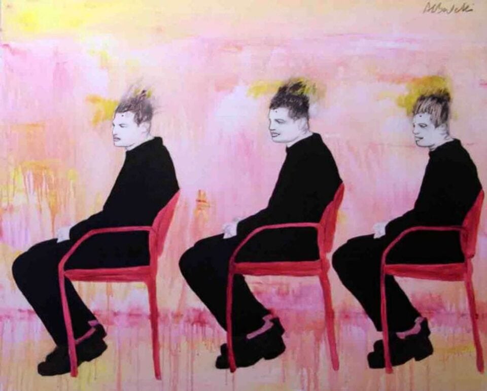 L'attente, 162x130cm