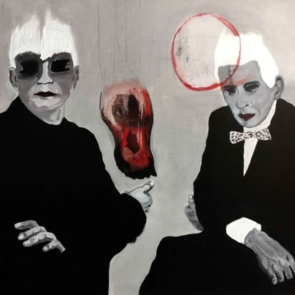 Le noeud papillon, 130x97 cm, acrylique et huile sur toile