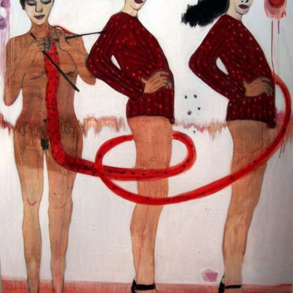 Les tricoteuses, 162x130 cm, 2010
