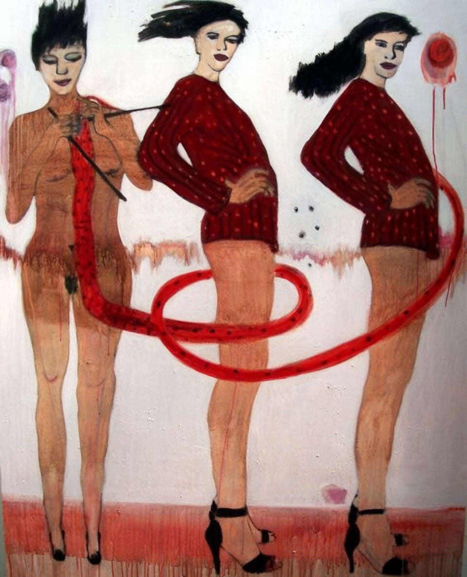 Les tricoteuses, 162x130 cm, 2010