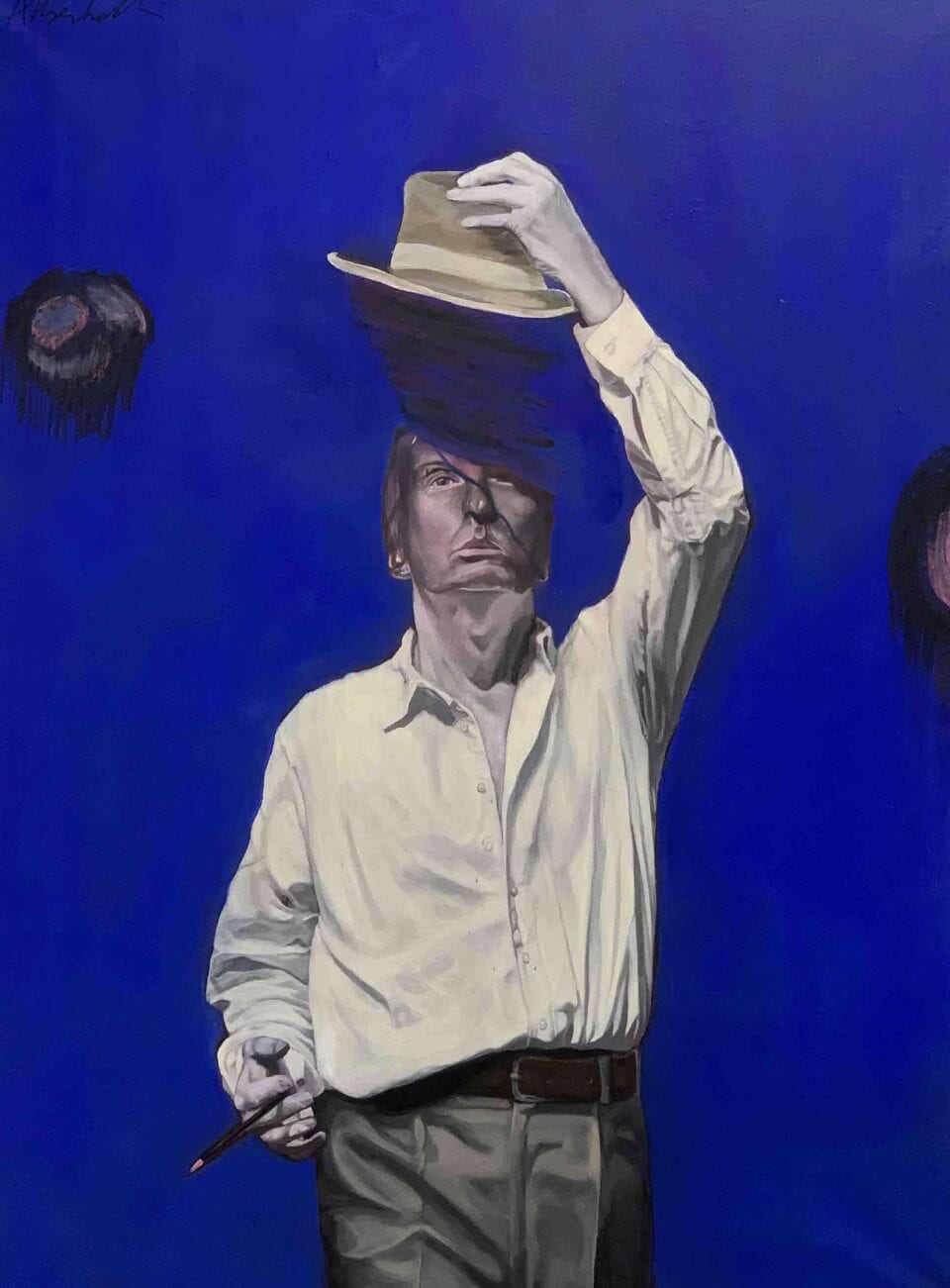 L'homme bleu au chapeau - 2020