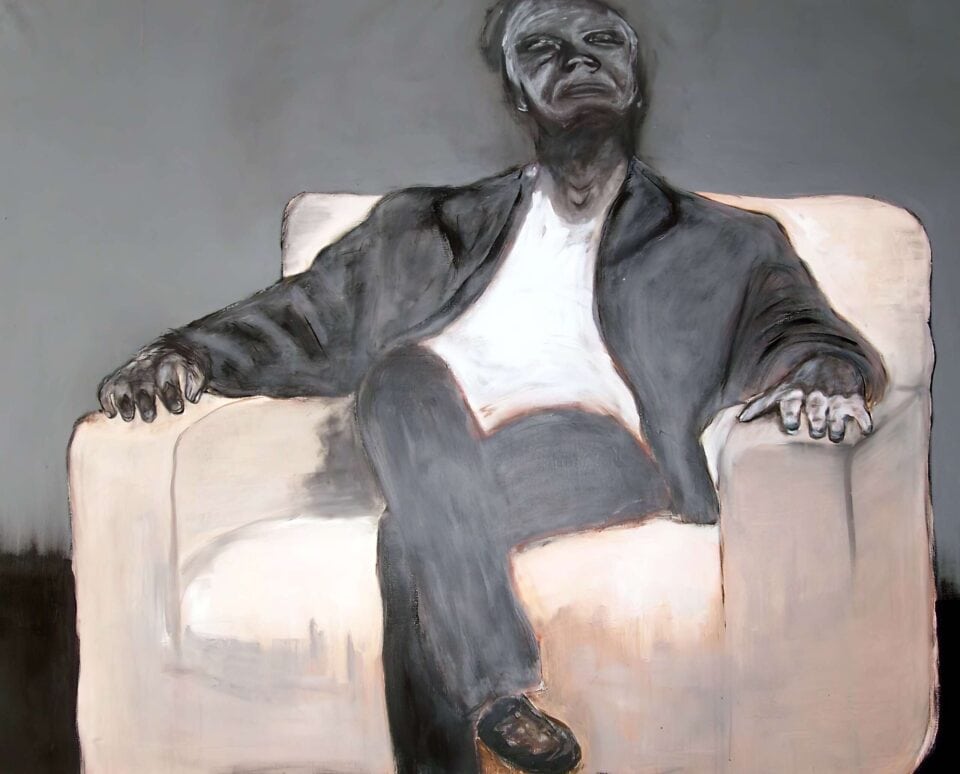 L’homme gris, 130x162 cm, 2005