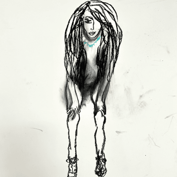 Sans titre, 2023, Pastel sur papier, 50 x 65 cm