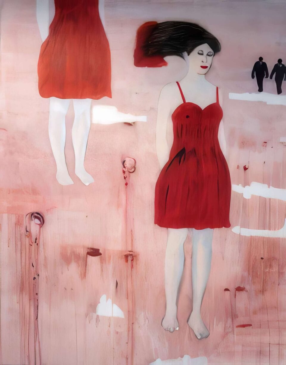 Sous leur jupe, 162x130 cm, 2013
