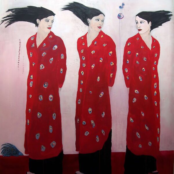 Trois femmes en mai, 162x185 cm, 2009