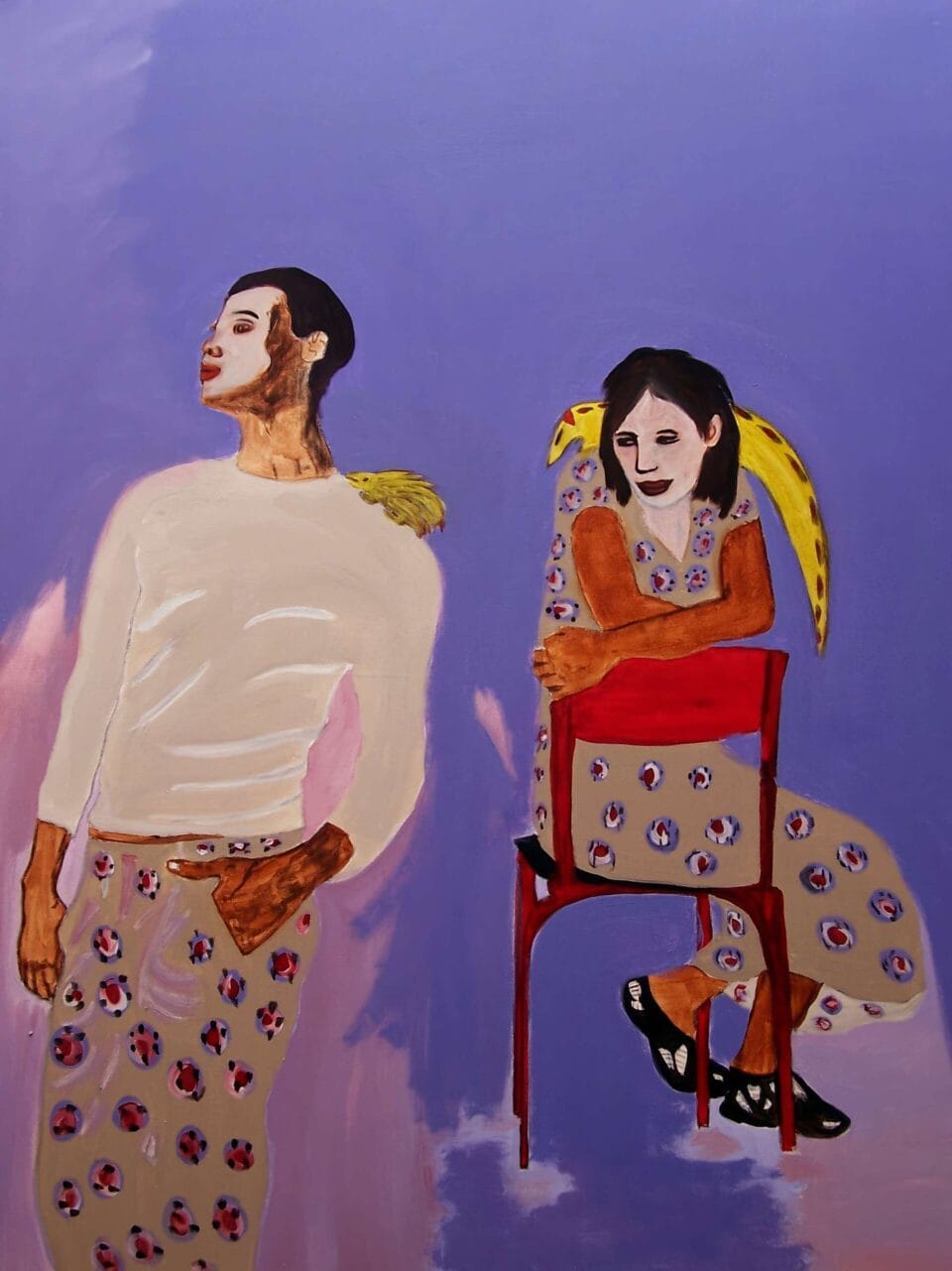 Un homme et une femme, 130x97 cm, 2009