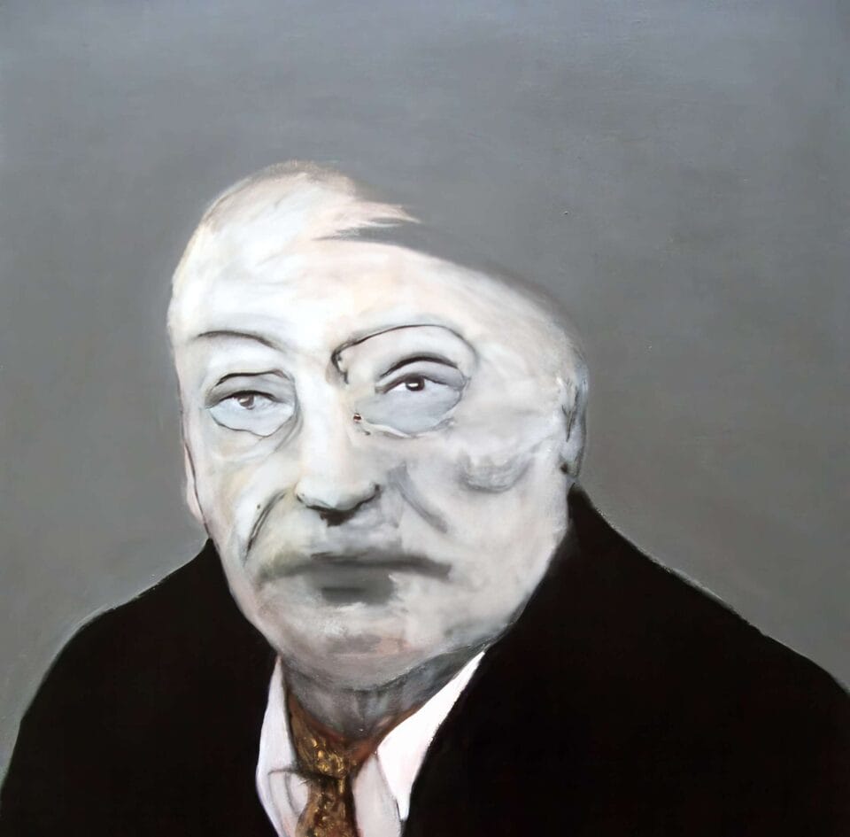 Visage anonyme 1, 100x100 cm, 2008