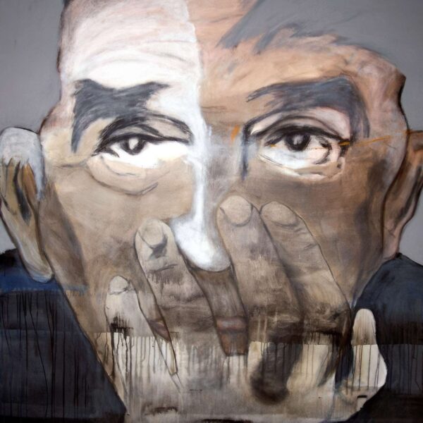 Visage anonyme, 100x100 cm, 2005