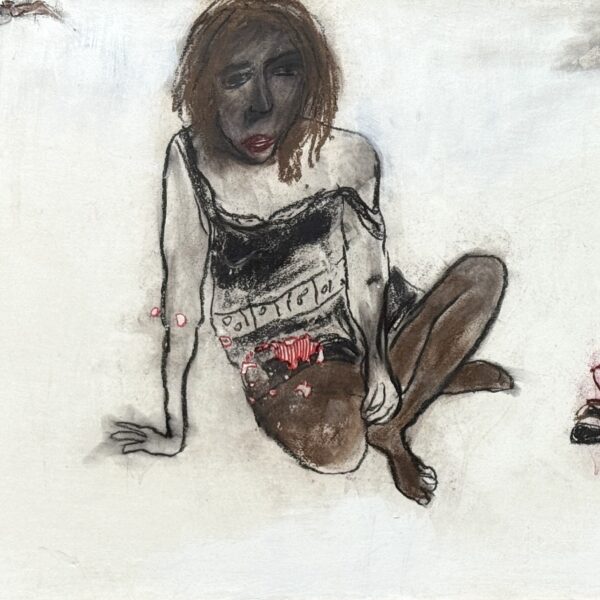 Dessin marouflé sur toile 50 X65_1225